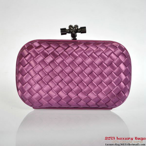 Bottega Veneta 8651S Intrecciato Silk Stretch Knot Clutches