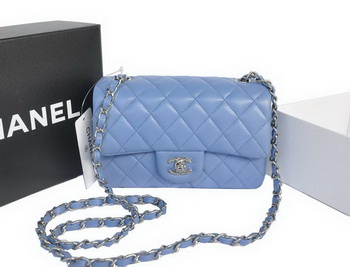 Chanel Classic Flap Bags Lavender Original Sheepskin Leather A1116 Silver