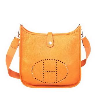 Hermes Evelyn Bag Original Calf Leather H1608 Orange