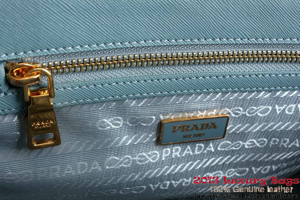 Prada Saffiano 30cm Tote Bag BN1801 - SkyBlue