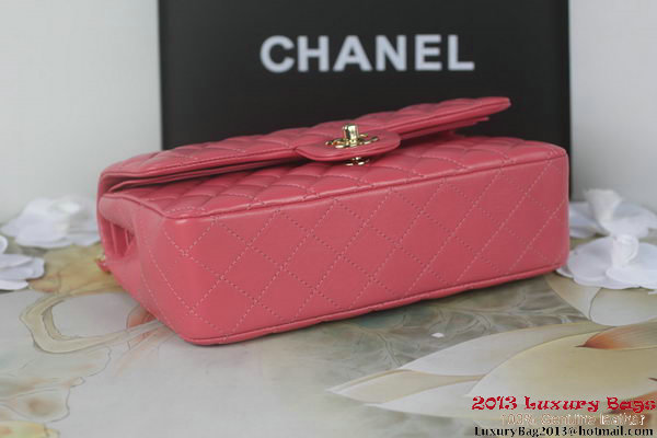 Chanel 2.55 Series A1112 Rose Original Leather Classic Flap Bag Gold