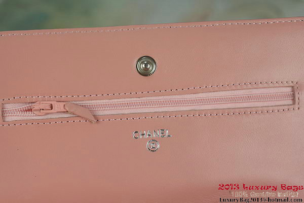 Chanel A33814 Original Sheepskin Leather mini Flap Bag Pink