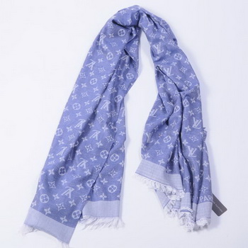 Louis Vuitton Scarves Cotton WJLV091 SkyBlue