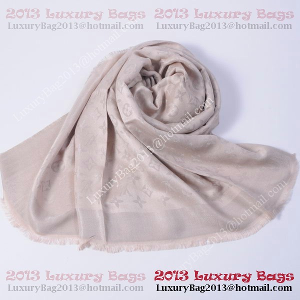 Louis Vuitton Scarves Cotton WJLV092 Apricot&Silver