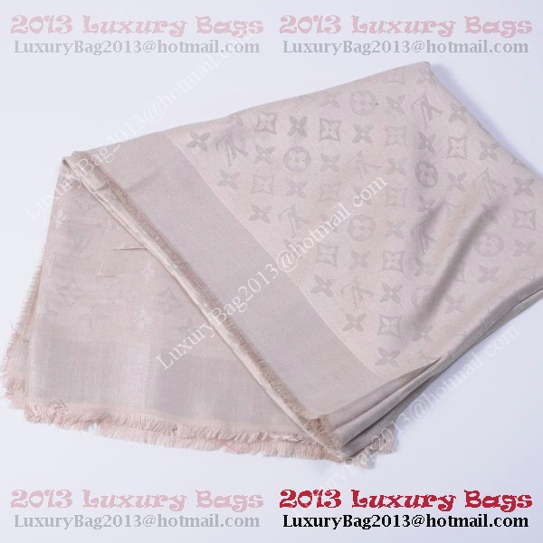 Louis Vuitton Scarves Cotton WJLV092 Apricot&Silver