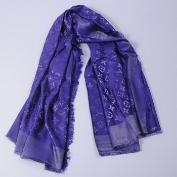 Louis Vuitton Scarves Cotton WJLV092 Purple