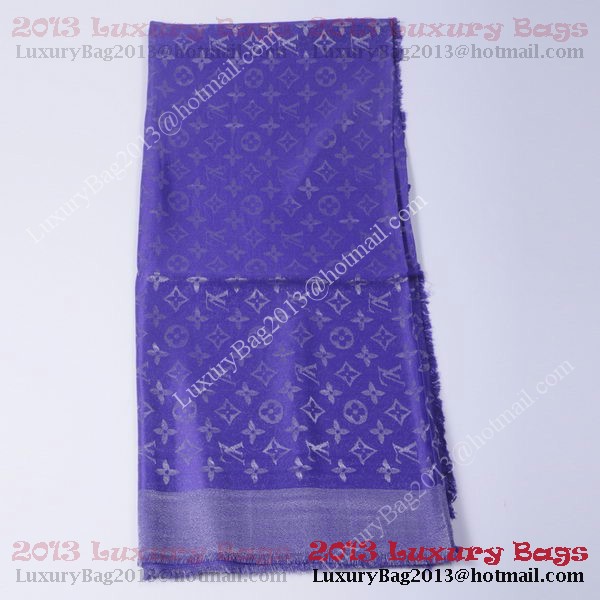 Louis Vuitton Scarves Cotton WJLV092 Purple