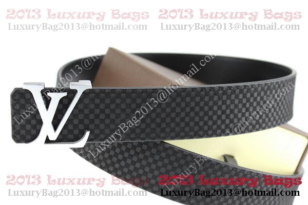 Louis Vuitton Belt LV2051 Black Silver