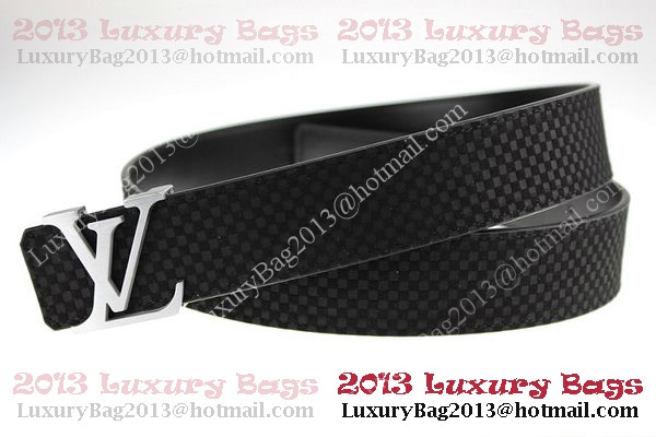 Louis Vuitton Belt LV2051 Black Silver