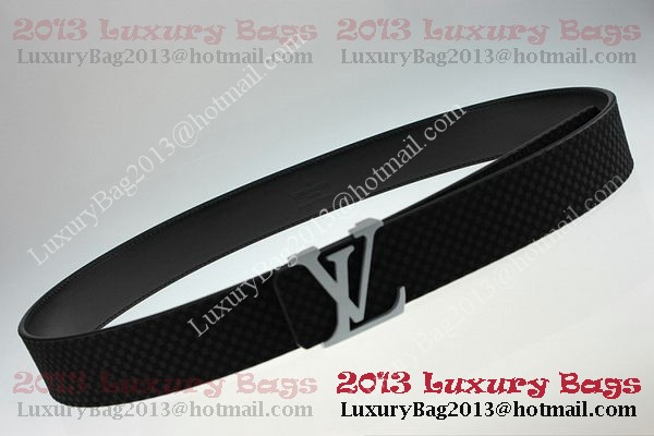 Louis Vuitton Belt LV2051 Black Silver