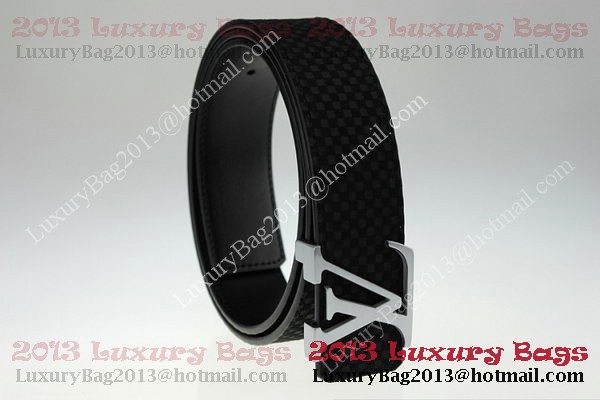 Louis Vuitton Belt LV2051 Black Silver