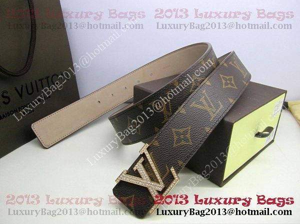 Louis Vuitton Monogram Canvas Belt LV2050 Gold