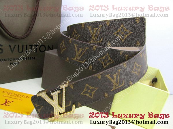 Louis Vuitton Monogram Canvas Belt LV2050 Gold