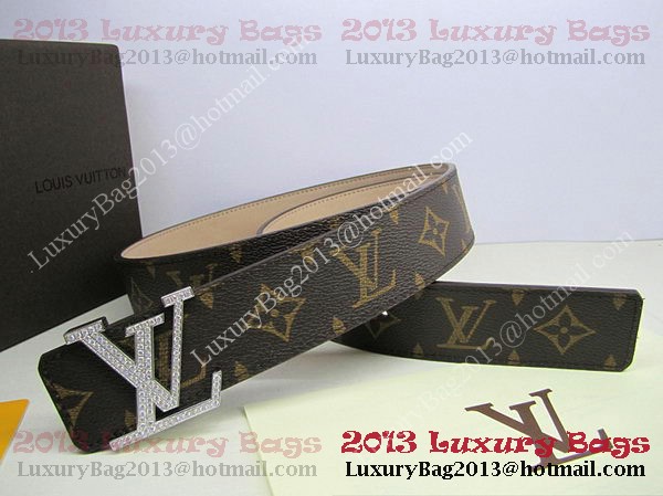 Louis Vuitton Monogram Canvas Belt LV2050 Silver