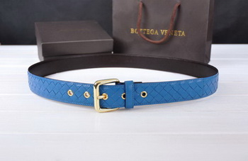 Bottega Veneta Intrecciato Nappa Belt 274483 Blue