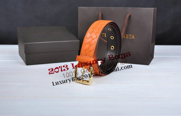 Bottega Veneta Intrecciato Nappa Belt 274483 Orange