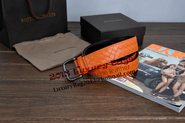 Bottega Veneta Intrecciato Nappa Belt 274484 Orange