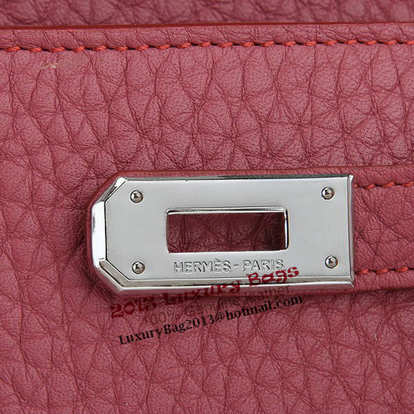 Hermes Kelly Original Leather Bi-Fold Wallet A708 Burgundy