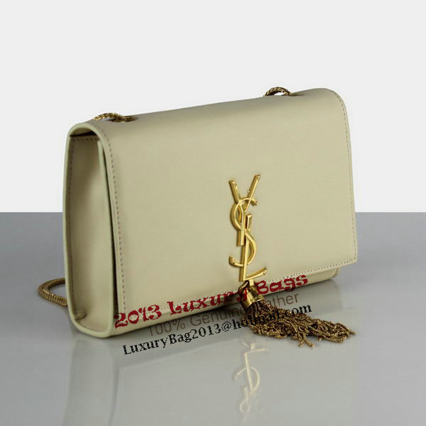 Yves Saint Laurent Monogramme Cross-body Shoulder Bag 66016 OffWhite