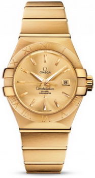 Omega Constellation Brushed Chronometer Watch 158626P