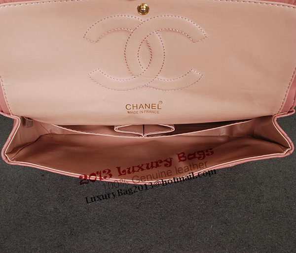 Chanel Classic Flap Bag 1113 Pink Sheep Leather Gold