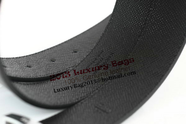 Louis Vuitton Black Leather Belt LV2060