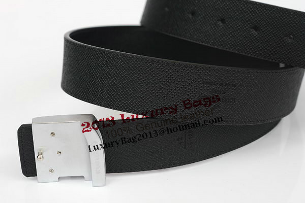 Louis Vuitton Black Leather Belt LV2060