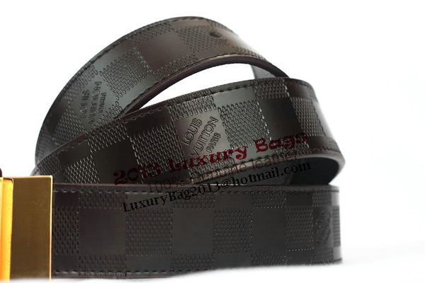 Louis Vuitton Brown Leather Belt LV2054