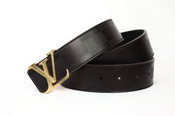 Louis Vuitton Brown Leather Belt LV2057