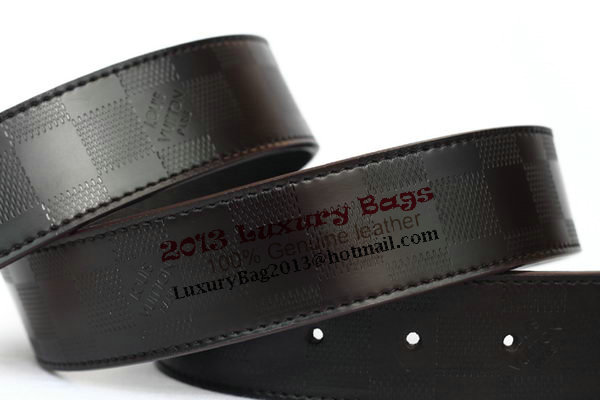 Louis Vuitton Brown Leather Belt LV2057