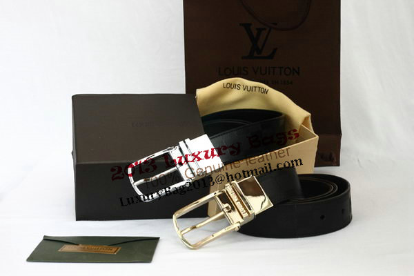 Louis Vuitton Brown Leather Belt LV2058