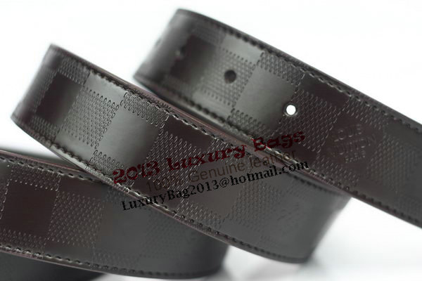 Louis Vuitton Brown Leather Belt LV2059