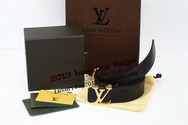 Louis Vuitton Brown Leather Belt LV2060