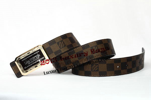 Louis Vuitton Damier Ebene Canvas Belt LV2053