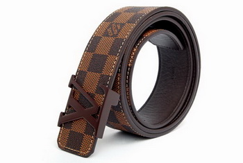 Louis Vuitton Damier Ebene Canvas Belt LV2055