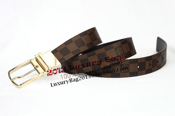 Louis Vuitton Damier Ebene Canvas Belt LV2061