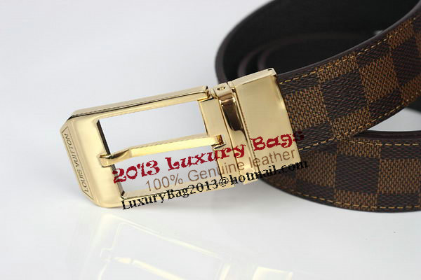 Louis Vuitton Damier Ebene Canvas Belt LV2063