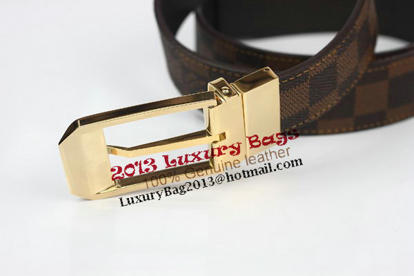 Louis Vuitton Damier Ebene Canvas Belt LV2063