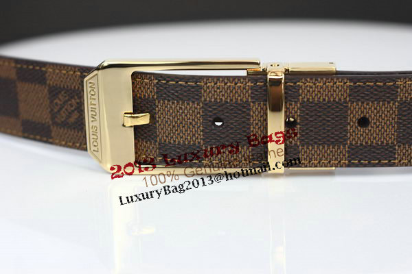 Louis Vuitton Damier Ebene Canvas Belt LV2063