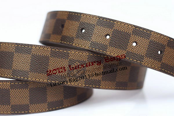 Louis Vuitton Damier Ebene Canvas Belt LV2063