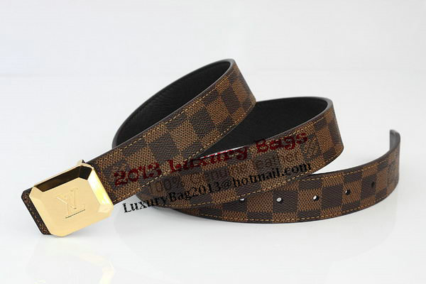 Louis Vuitton Damier Ebene Canvas Belt LV2065