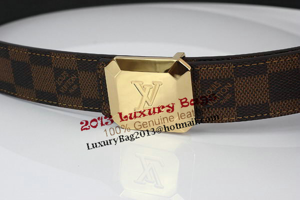 Louis Vuitton Damier Ebene Canvas Belt LV2065