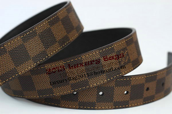 Louis Vuitton Damier Ebene Canvas Belt LV2065