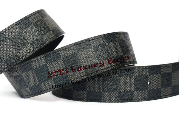 Louis Vuitton Damier Graphite Canvas Belt LV2053