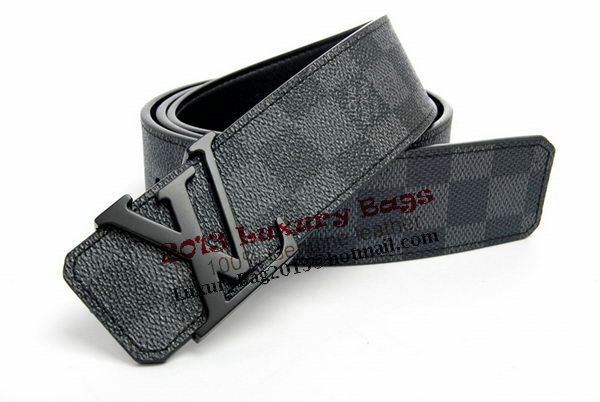 Louis Vuitton Damier Graphite Canvas Belt LV2055