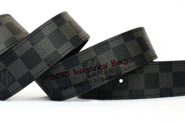 Louis Vuitton Damier Graphite Canvas Belt LV2056