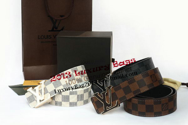 Louis Vuitton Damier Graphite Canvas Belt LV2056