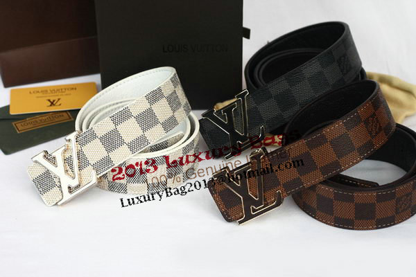 Louis Vuitton Damier Graphite Canvas Belt LV2056