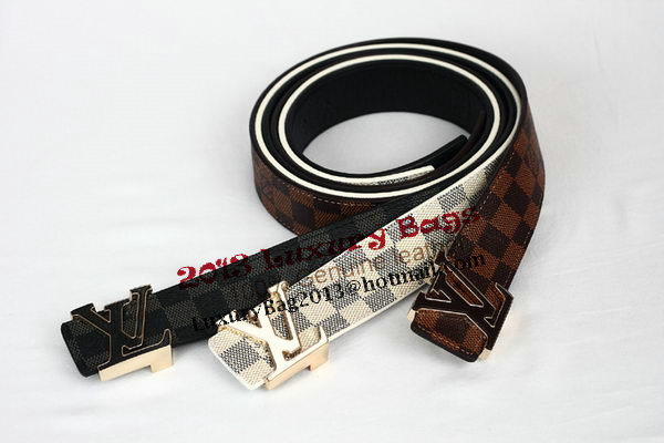 Louis Vuitton Damier Graphite Canvas Belt LV2056