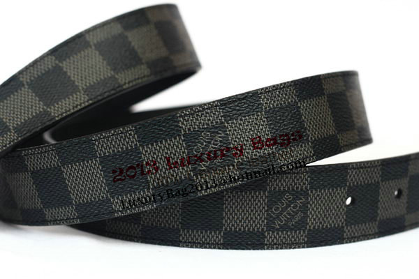 Louis Vuitton Damier Graphite Canvas Belt LV2061